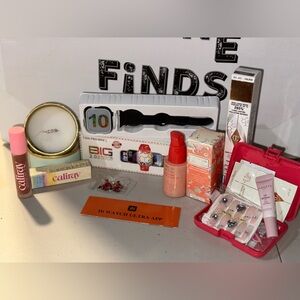 Bomb-party ring, Digital watch, charlotte Tilbury and more…